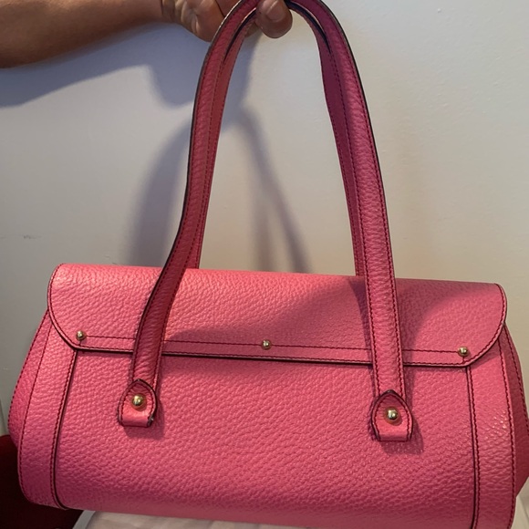 NEW. GUCCI Bamboo hot pink leather. - Picture 3 of 11